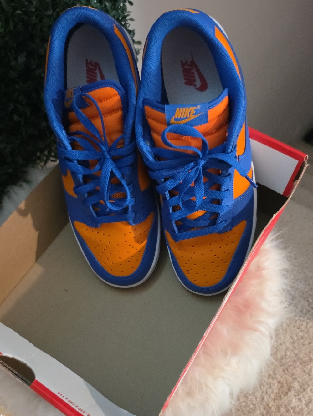 Nike Dunk Low Retro Knicks Bright Ceramic Team Royal